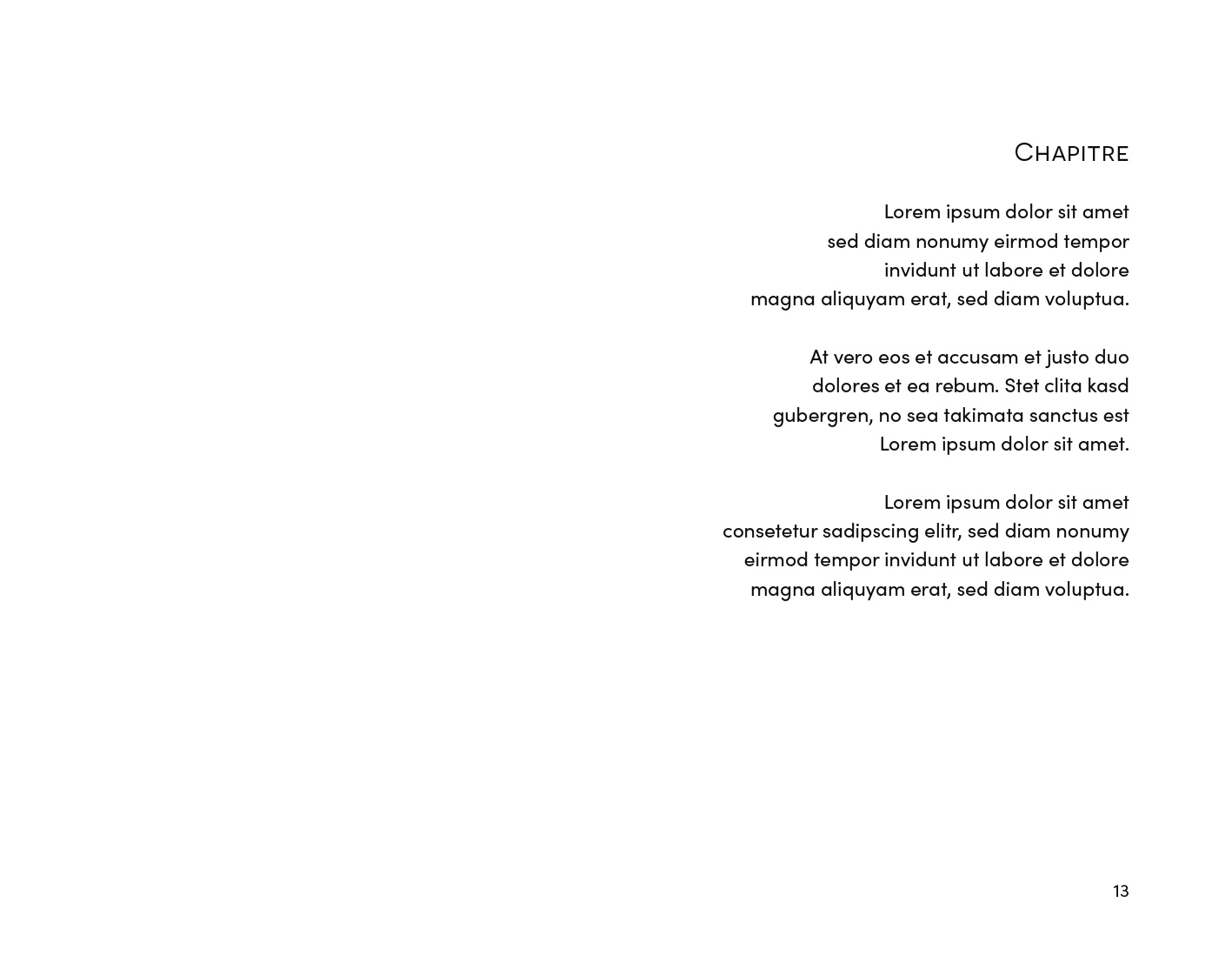 Exemple d'une mise en page de poésie contemporaine version équilibrée