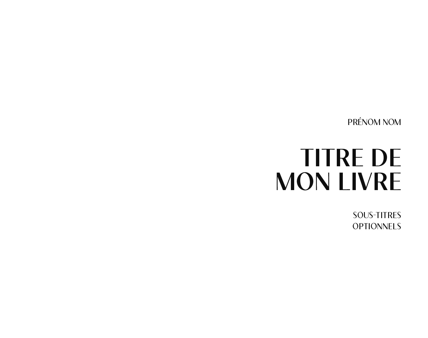 Exemple d'une mise en page d'un guide pratique minimaliste version personnalisée