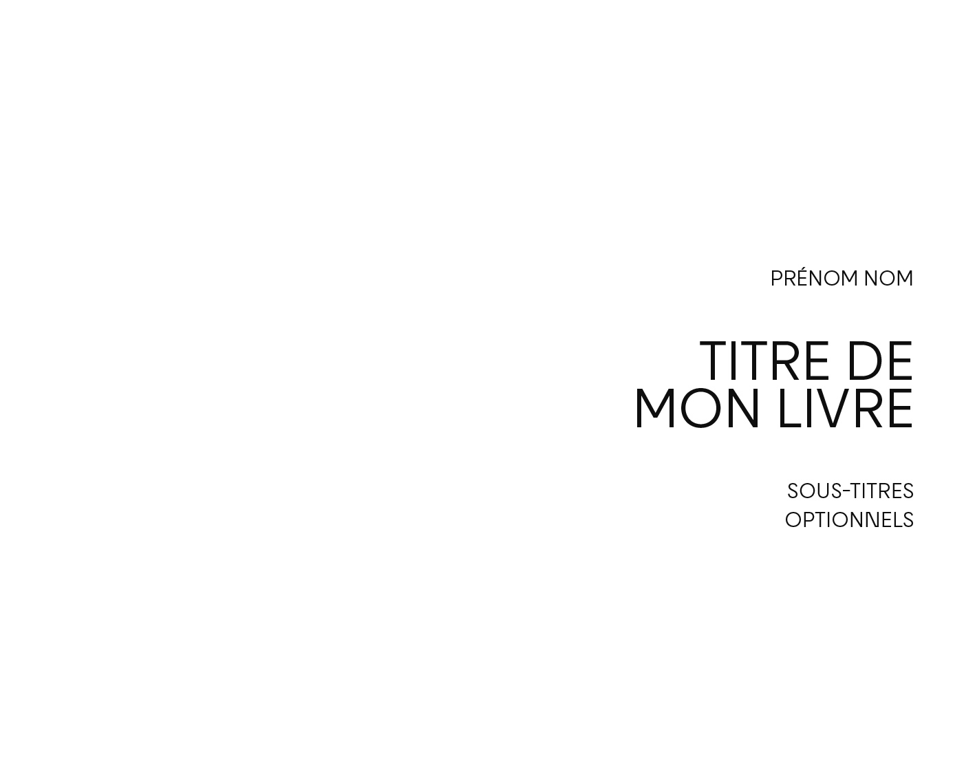 Exemple d'une mise en page d'un guide pratique minimaliste version moderne