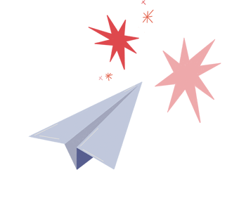 Illustration d'un avion en papier