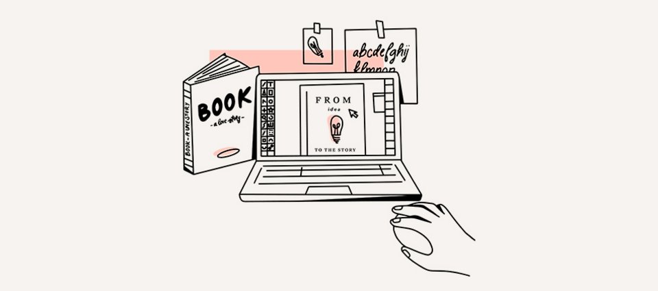 Illustration de la création d'une couverture